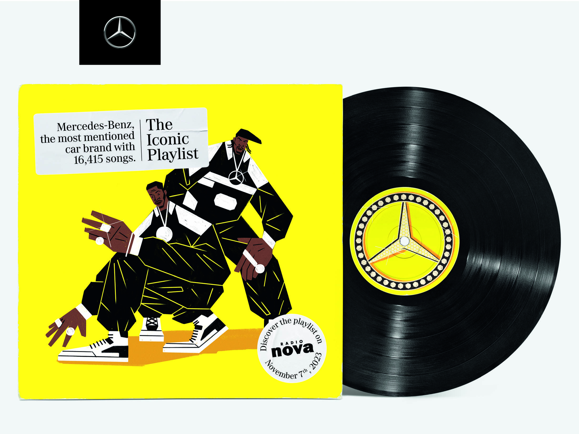 Mercedes-Benz Iconic Playlist vinyl cover art 2