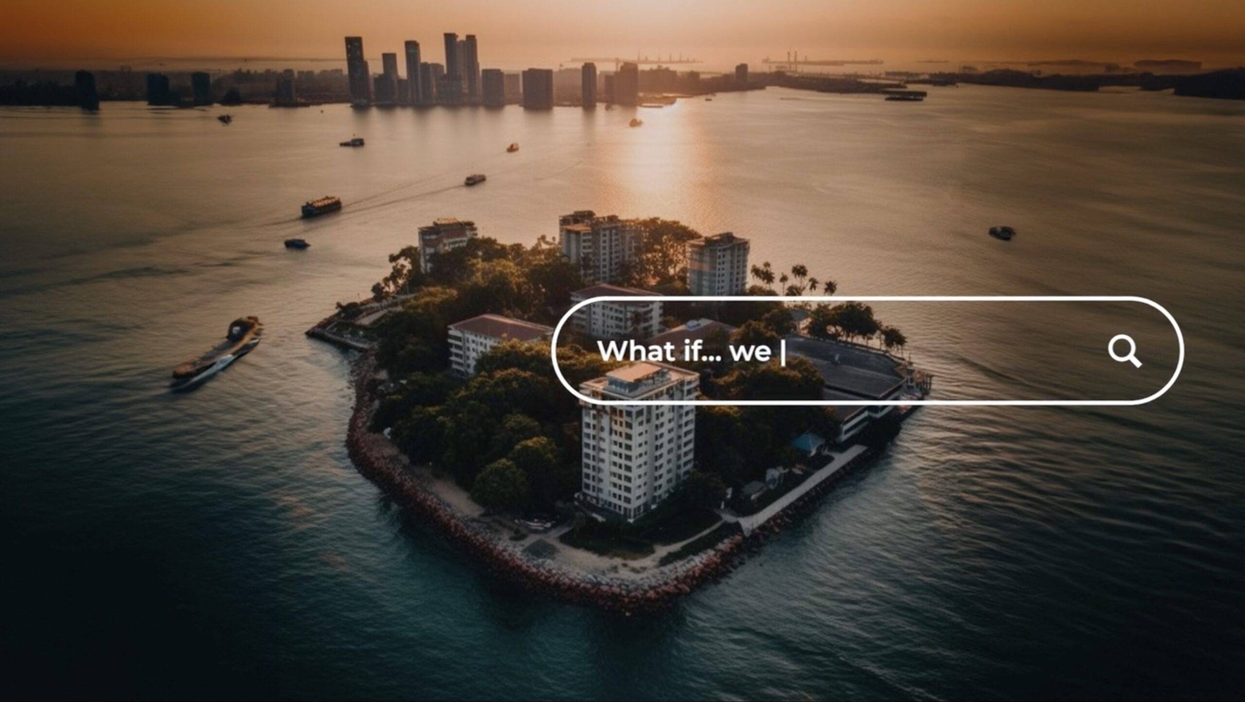 Screenshot NMS Reimagine Singapore AI search bar