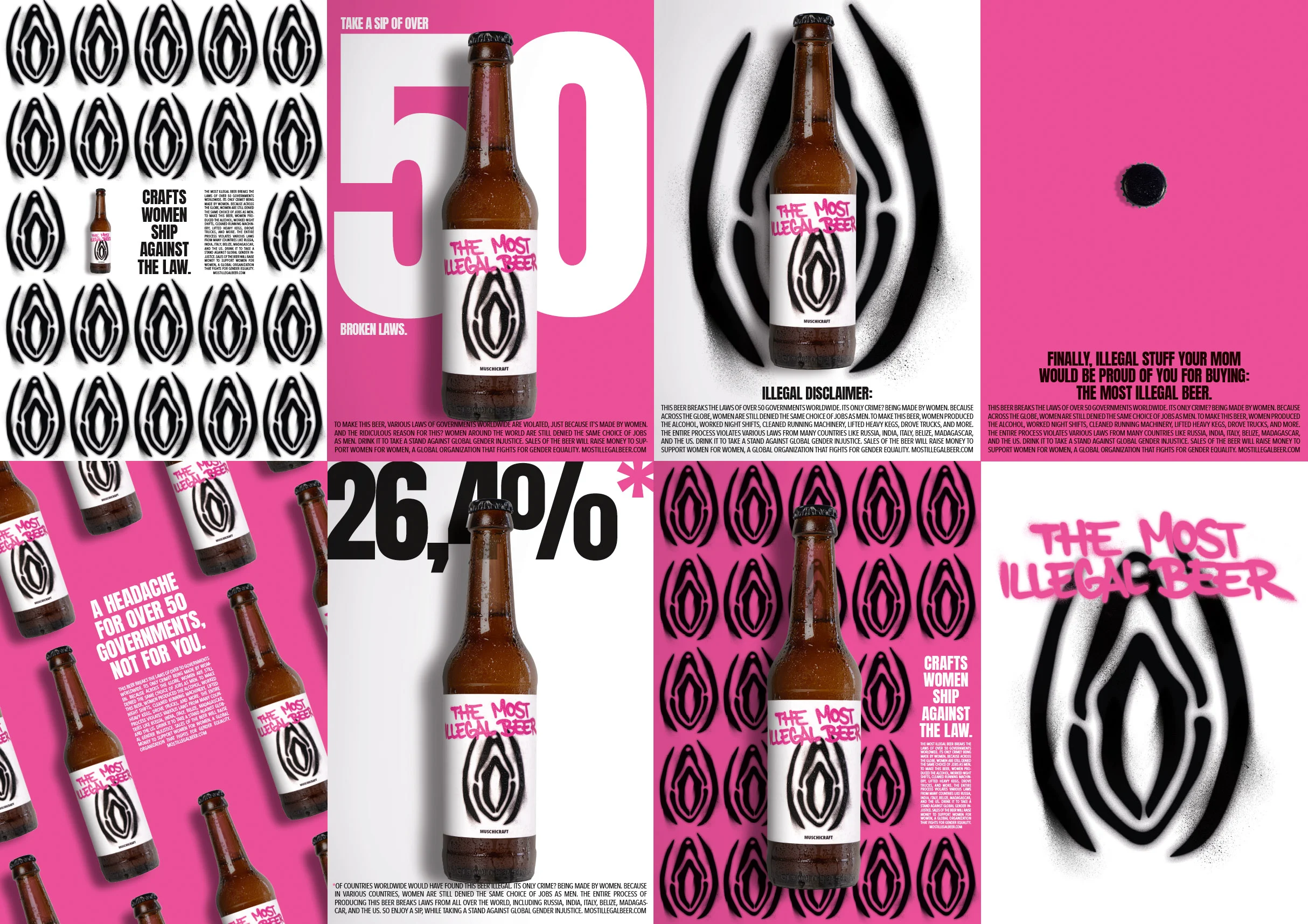 most illegal beer collage The Most Illegal Beer montage of posters