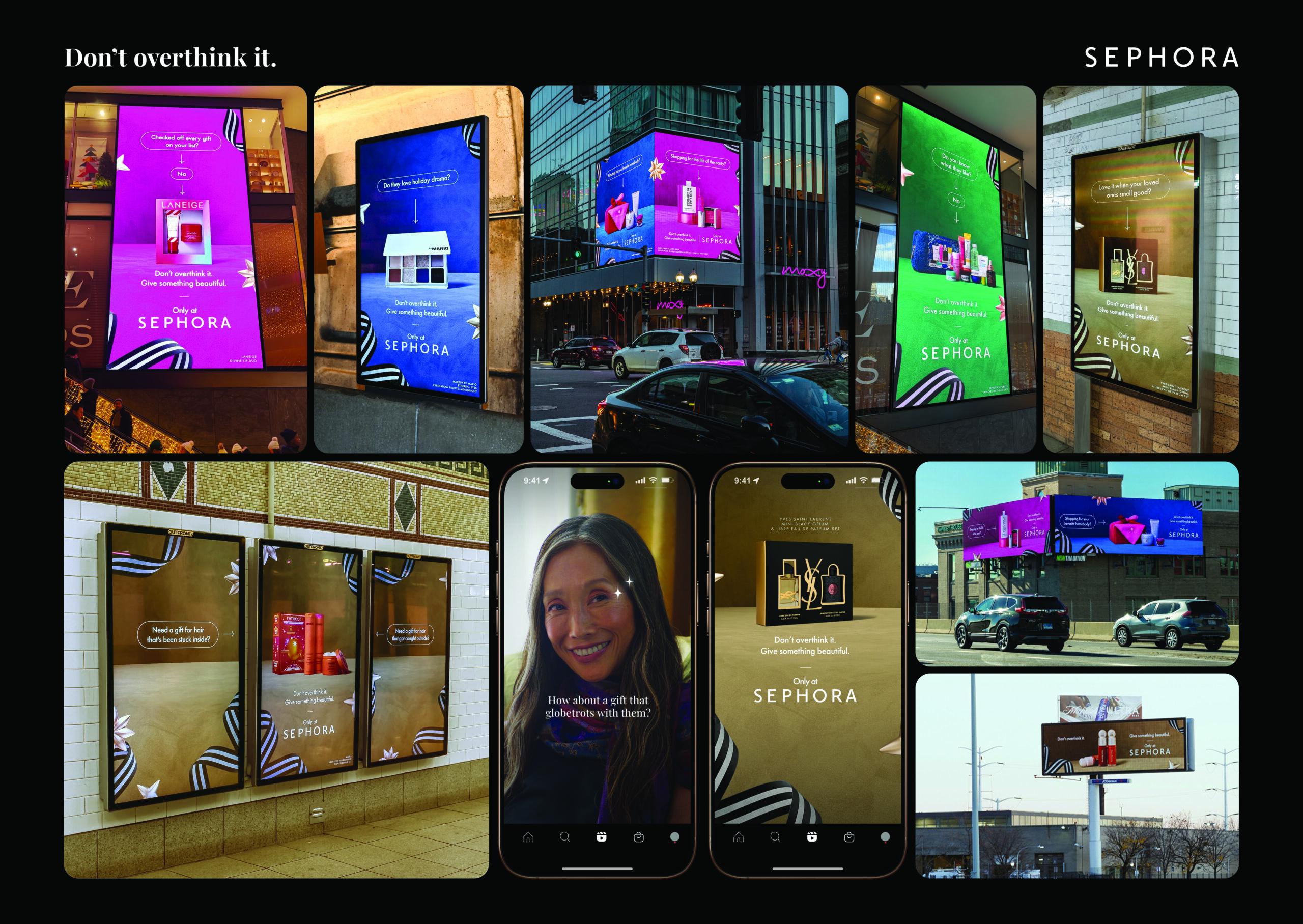 Don’t Overthink It. Give Something Beautiful. | Sephora | TBWA\Chiat\Day LA